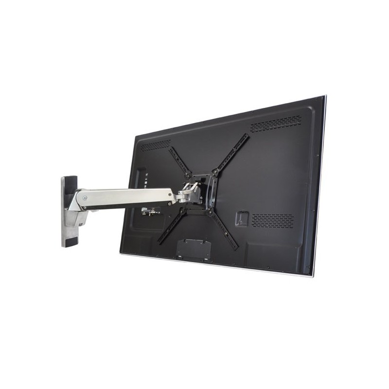 Ergotron Interactive Arm, VHD 152,4 cm (60") Alluminio, Nero Parete