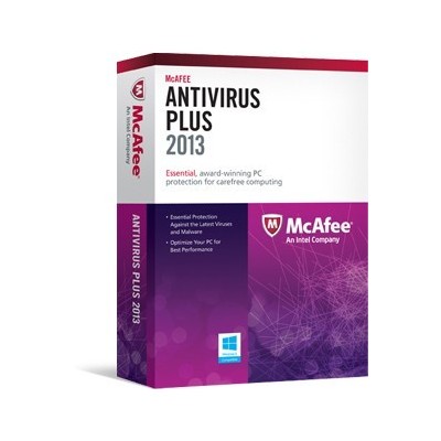 McAfee AntiVirus Plus 2013, 3u, DEU, FRE, ITA, ENG Sicurezza antivirus Tedesca, Inglese, Francese, ITA 3 licenza e