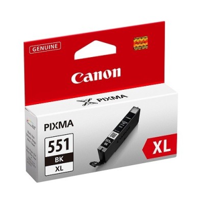 Canon CLI-551XL BK w sec cartuccia d'inchiostro 1 pz Originale Resa elevata (XL) Nero per foto
