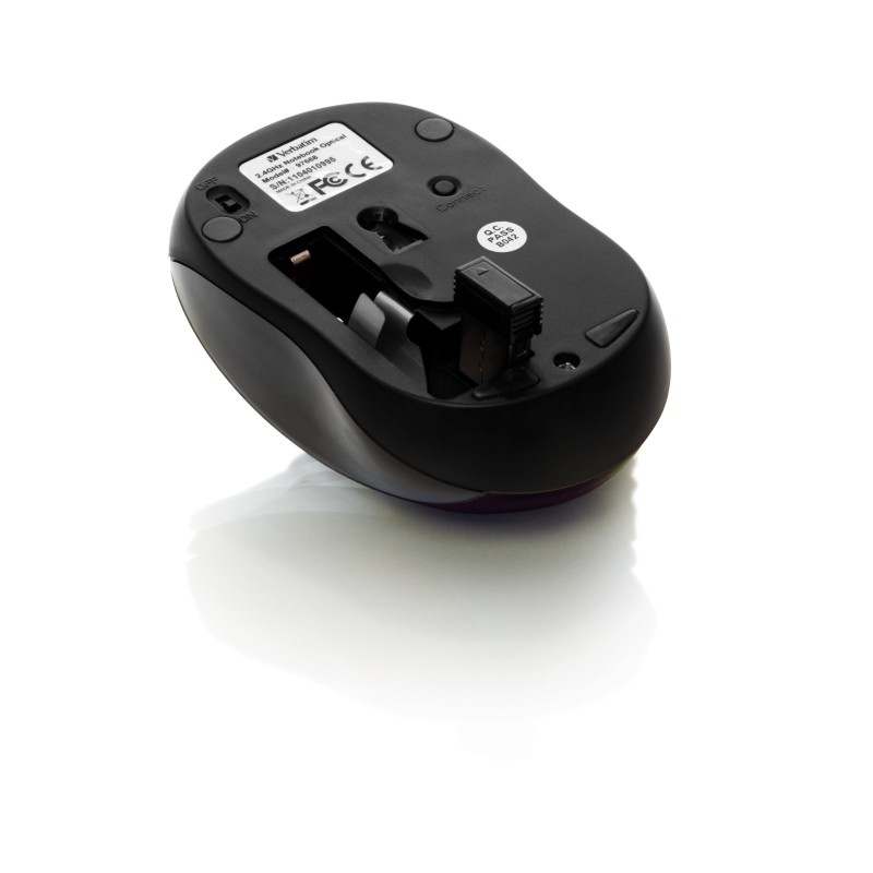 Verbatim Go Nano mouse Ambidestro RF Wireless 1600 DPI