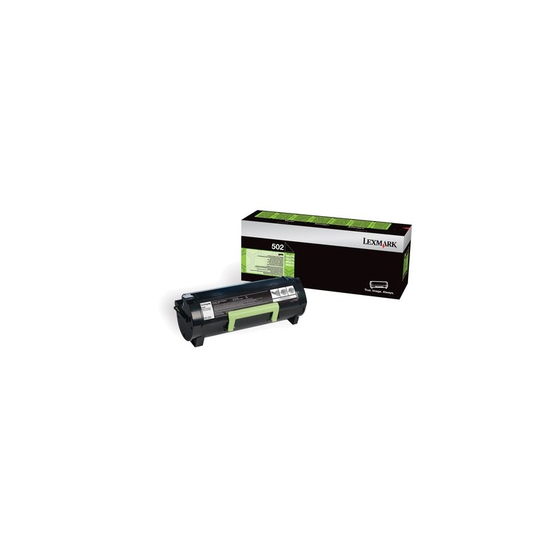 Lexmark 502 cartuccia toner 1 pz Originale Nero