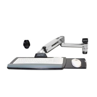 Ergotron LX Sit-Stand Wall Mount Keyboard Arm Acciaio inossidabile