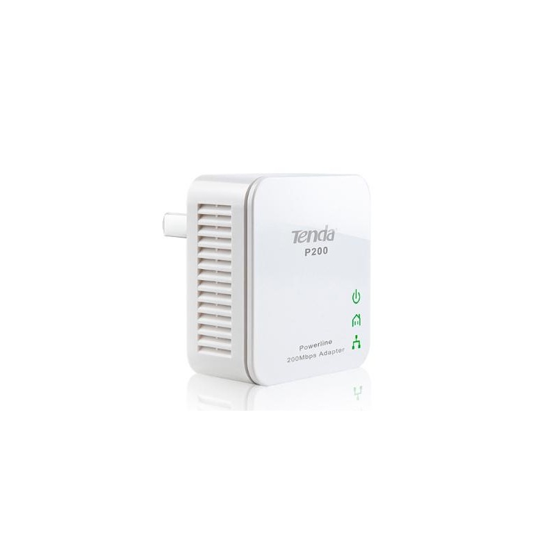 Tenda P200 adattatore di rete PowerLine 200 Mbit s Collegamento ethernet LAN Bianco 1 pz