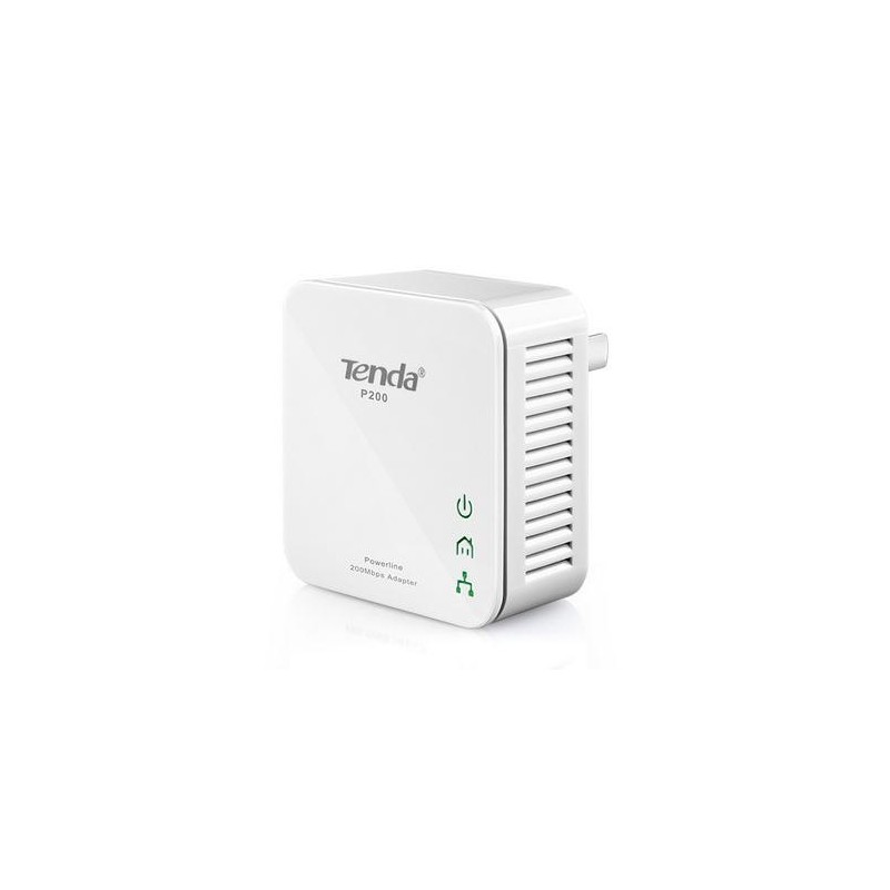 Tenda P200 adattatore di rete PowerLine 200 Mbit s Collegamento ethernet LAN Bianco 1 pz