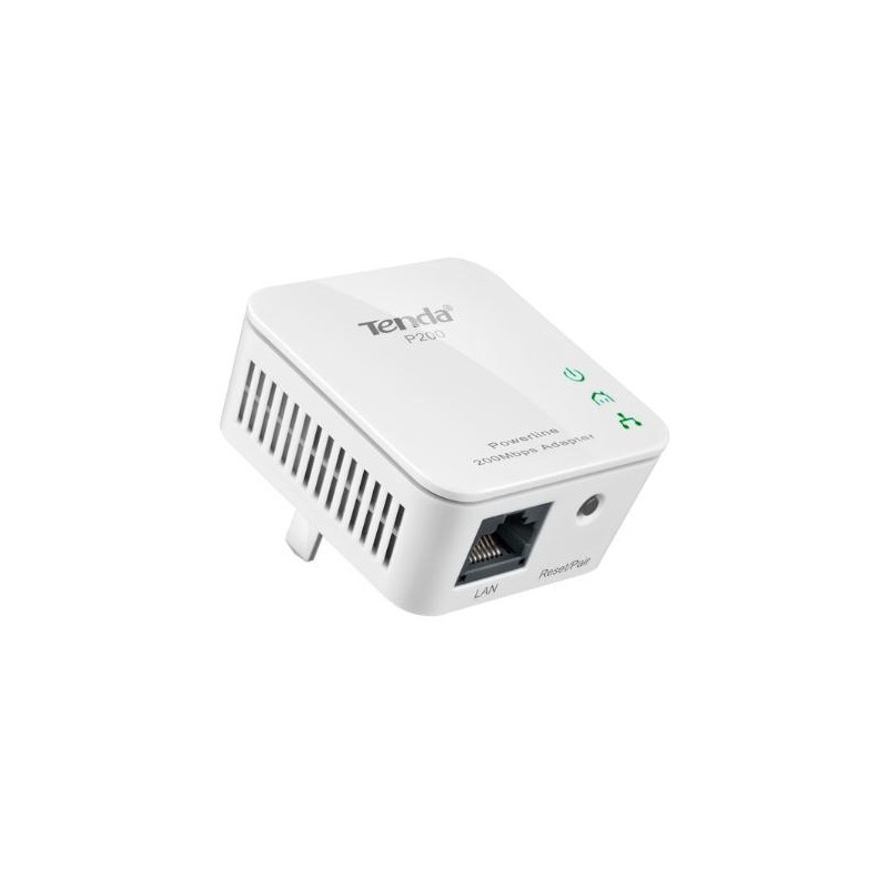 Tenda P200 adattatore di rete PowerLine 200 Mbit s Collegamento ethernet LAN Bianco 1 pz