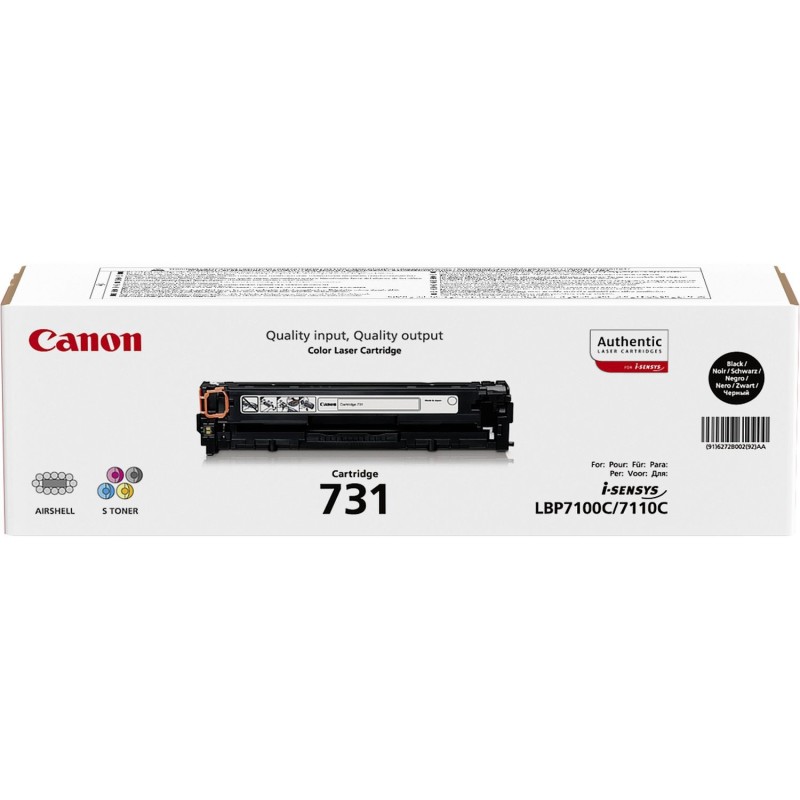 Canon 731 cartuccia toner 1 pz Originale Nero