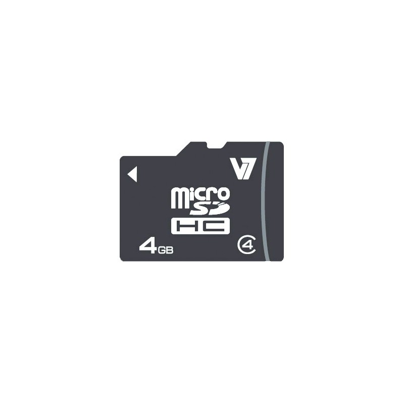 V7 Micro Scheda SDHC Classe 4 DA 4GB + Adattatore