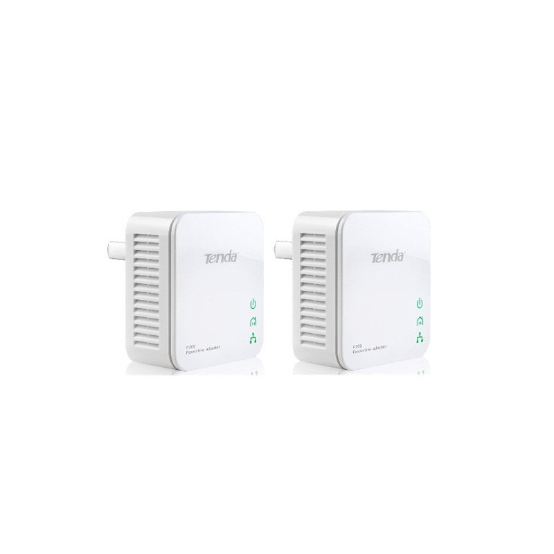 Tenda P200 Twin Pack 200 Mbit s Collegamento ethernet LAN Bianco 2 pz