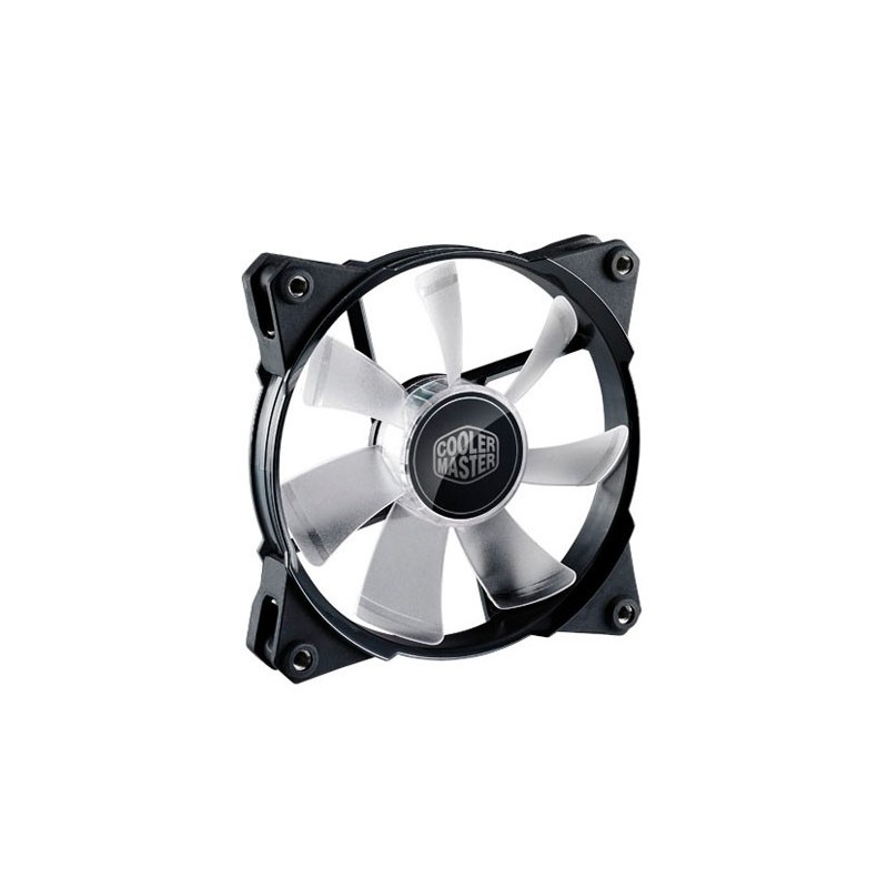 Cooler Master JetFlo 120 Case per computer Ventilatore 12 cm Nero, Bianco