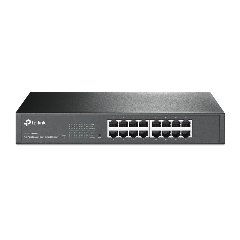 TP-Link TL-SG1016DE switch di rete Gestito L2 Gigabit Ethernet (10 100 1000) Nero