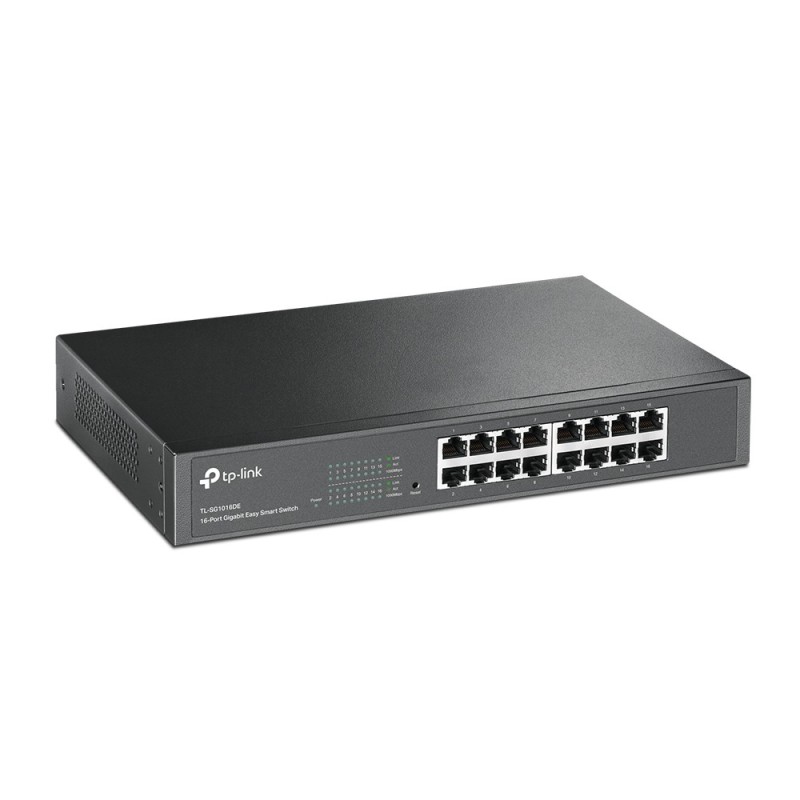 TP-Link TL-SG1016DE switch di rete Gestito L2 Gigabit Ethernet (10 100 1000) Nero