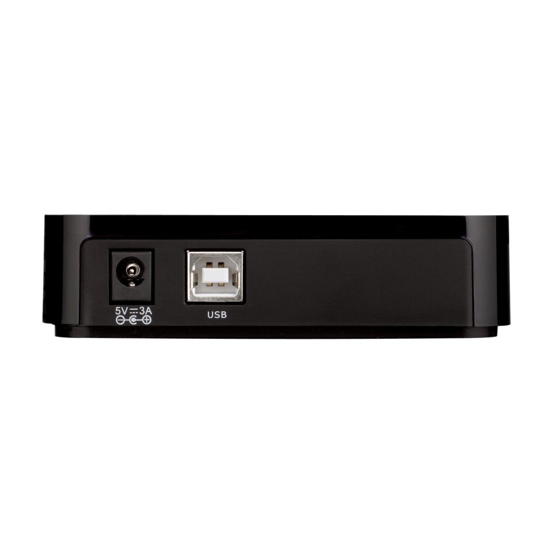 D-Link DUB-H7 USB 2.0 Type-B 480 Mbit s Nero