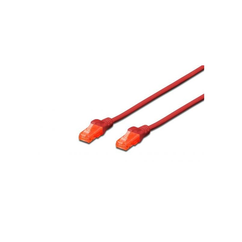 LINK DK1612030R cavo di rete Rosso 3 m Cat6 U UTP (UTP)