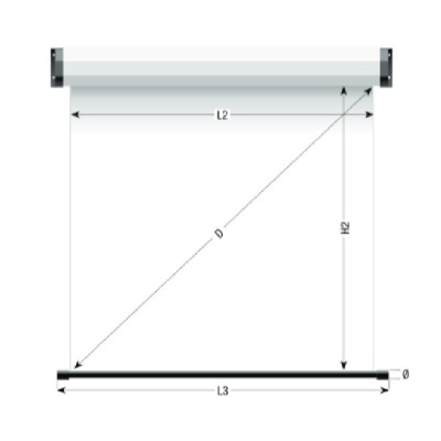 Sopar 5241 schermo per proiettore 2,62 m (103") 4 3