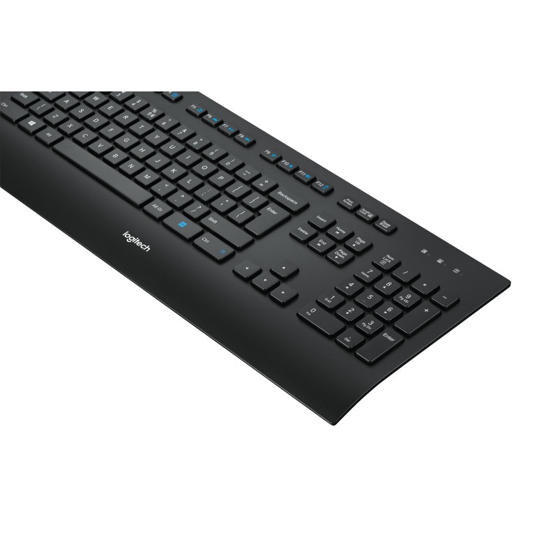 Logitech K280E Pro f  Business tastiera USB AZERTY Francese Nero