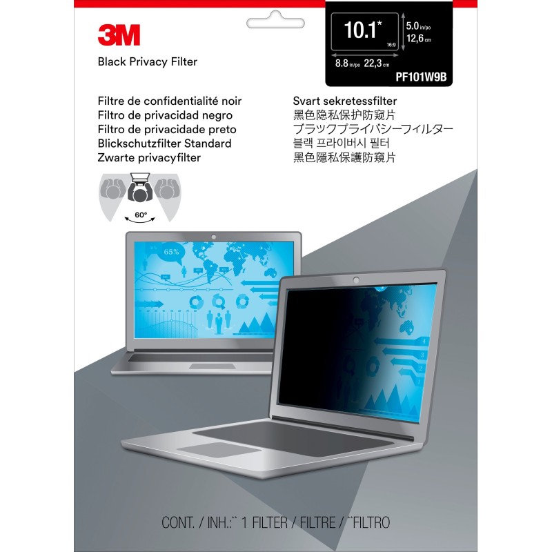 3M Filtro Privacy per laptop widescreen da 17” (16 10)