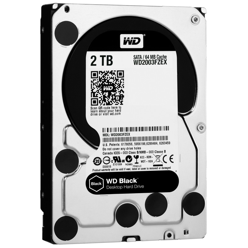 Western Digital Black 3.5" 2 TB Serial ATA III