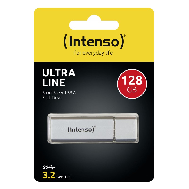 Intenso Ultra Line unità flash USB 128 GB USB tipo A 3.2 Gen 1 (3.1 Gen 1) Argento