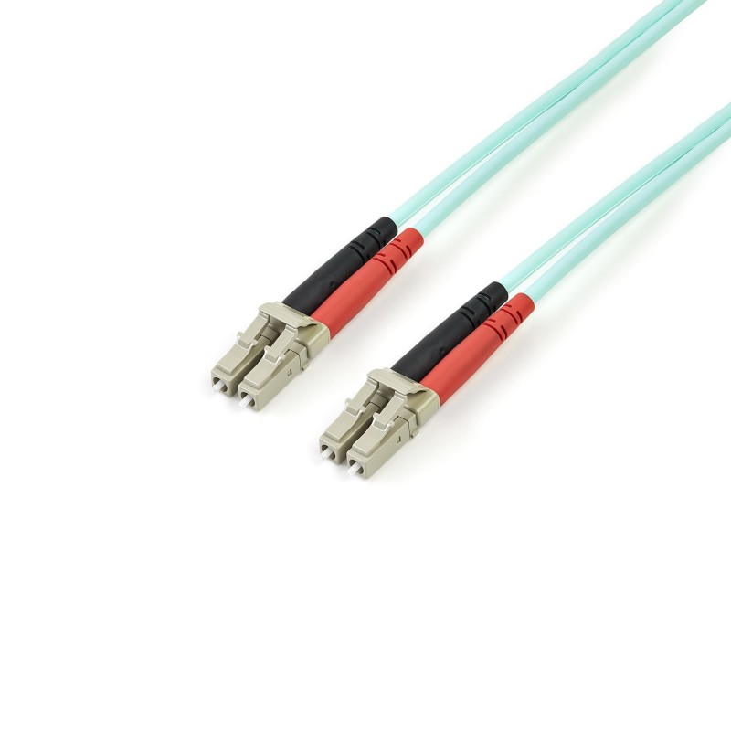 StarTech.com Cavo patch duplex LSZH fibra multimodale 50 125 3 m 10 Gb Aqua LC - LC