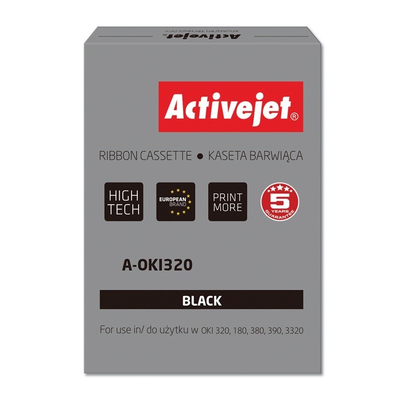 Activejet A-OKI320 nastro per stampante Nero