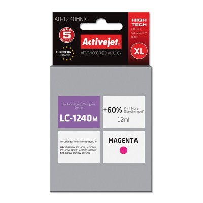 Activejet AB-1240MNX cartuccia d'inchiostro 1 pz Compatibile Resa elevata (XL) Magenta