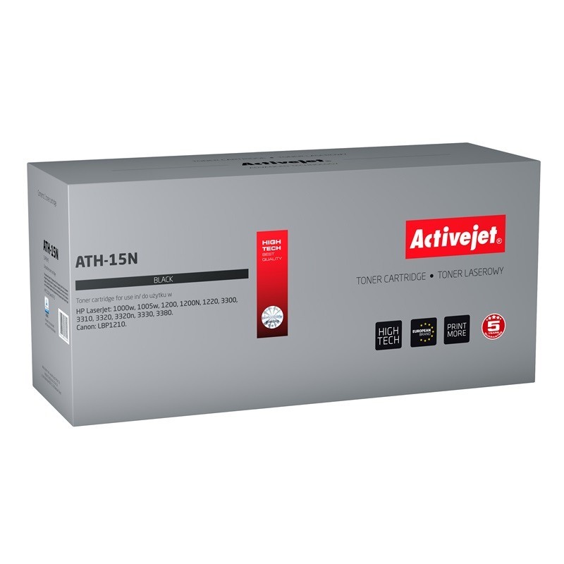 Activejet ATH-15N cartuccia toner 1 pz Compatibile Nero