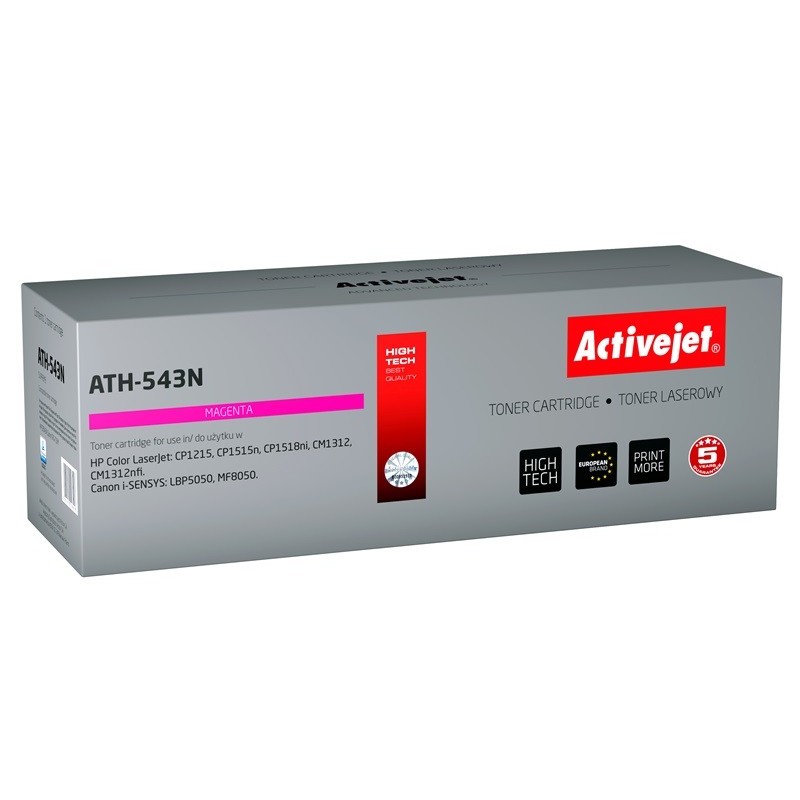 Activejet ATH-543N cartuccia toner 1 pz Compatibile Magenta