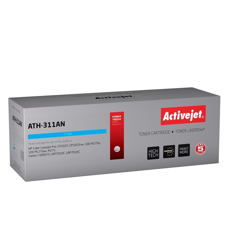 Activejet ATH-311AN cartuccia toner 1 pz Compatibile Ciano