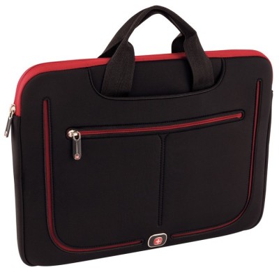 Wenger SwissGear Resolution 33 cm (13") Custodia a tasca Nero, Rosso