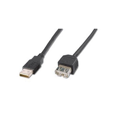 ASSMANN Electronic 2m USB 2.0 cavo USB USB A Nero