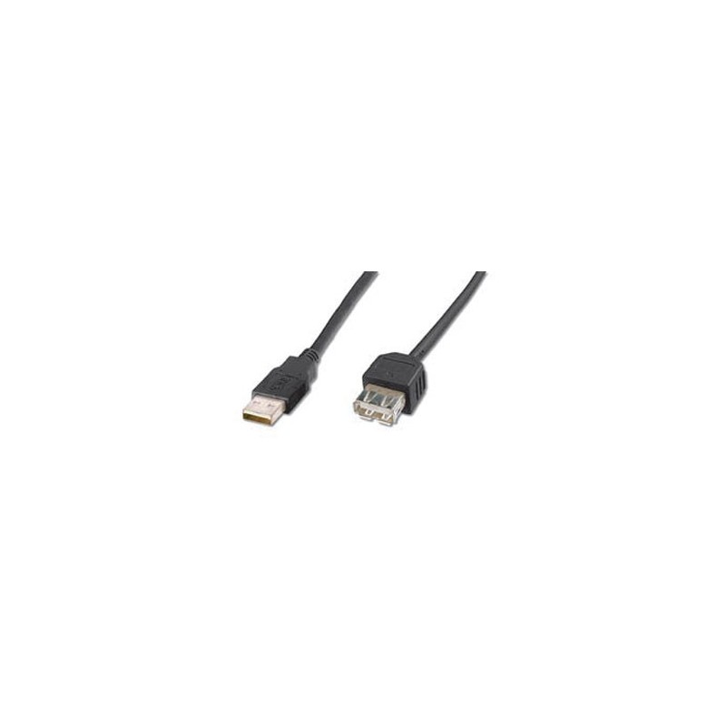 ASSMANN Electronic 2m USB 2.0 cavo USB USB A Nero