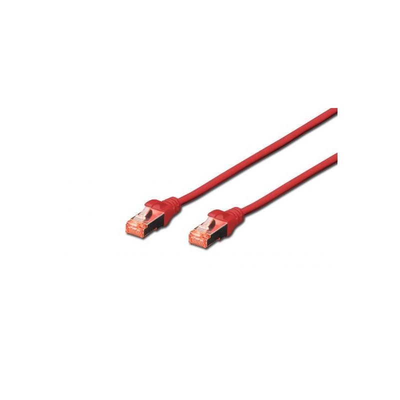 Digitus DK1644030R cavo di rete Rosso 3 m Cat6 SF UTP (S-FTP)