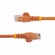 StarTech.com Cavo patch antigroviglio UTP RJ45 Cat6 Gigabit 3 m arancione - Cavo patch 3 m