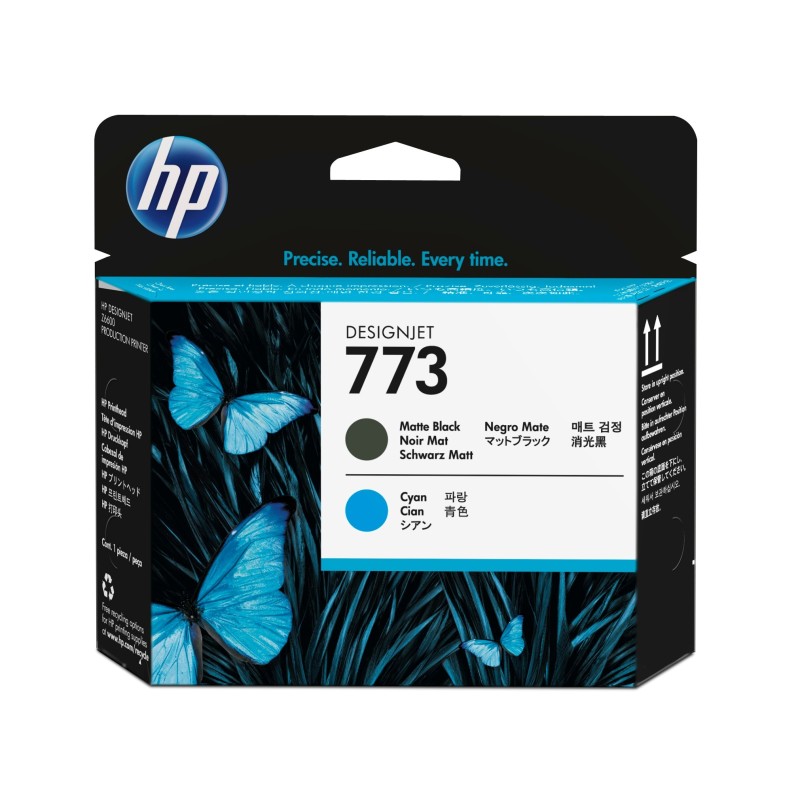 HP Testina di stampa nero opaco ciano DesignJet 773