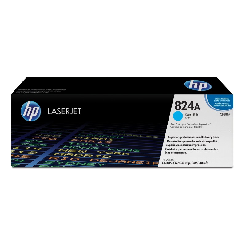 HP Cartuccia Toner originale ciano LaserJet 824A