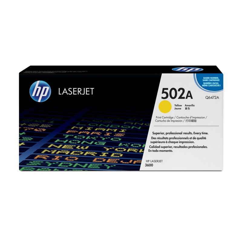 HP Cartuccia Toner originale giallo LaserJet 502A