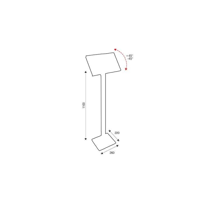 ITB OM04502 supporto per personal communication Supporto passivo Tablet UMPC Bianco