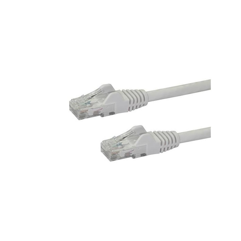 StarTech.com Cavo di rete CAT 6 - Cavo Patch Ethernet RJ45 UTP bianco da 1m antigroviglio