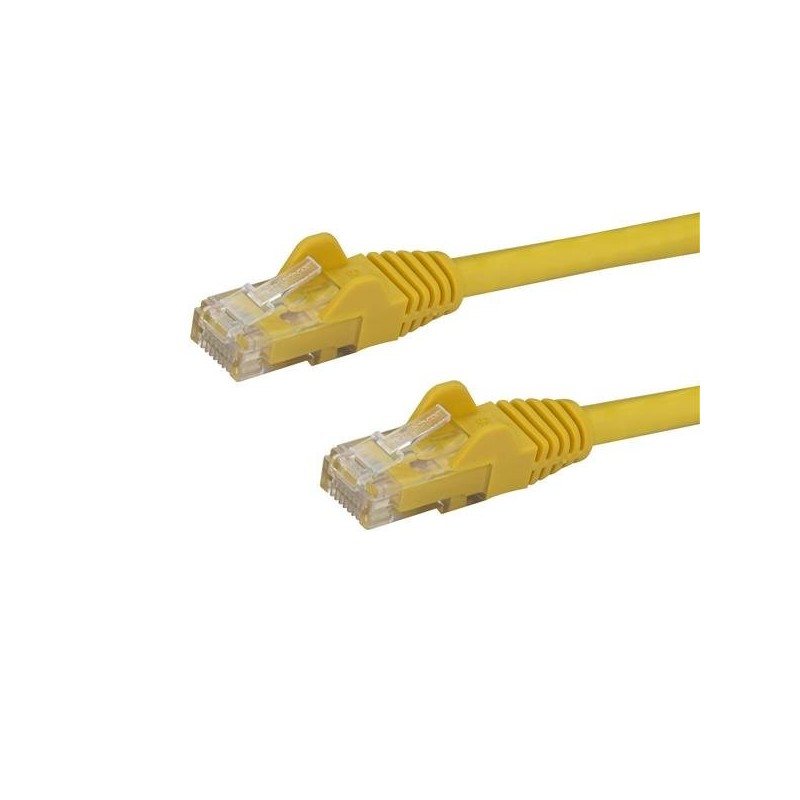 StarTech.com Cavo di rete CAT 6 - Cavo Patch Ethernet RJ45 UTP giallo da 1m antigroviglio