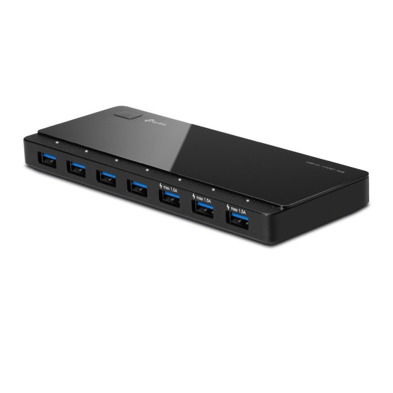 TP-Link UH700 hub di interfaccia USB 3.2 Gen 1 (3.1 Gen 1) Micro-B 5000 Mbit s Nero