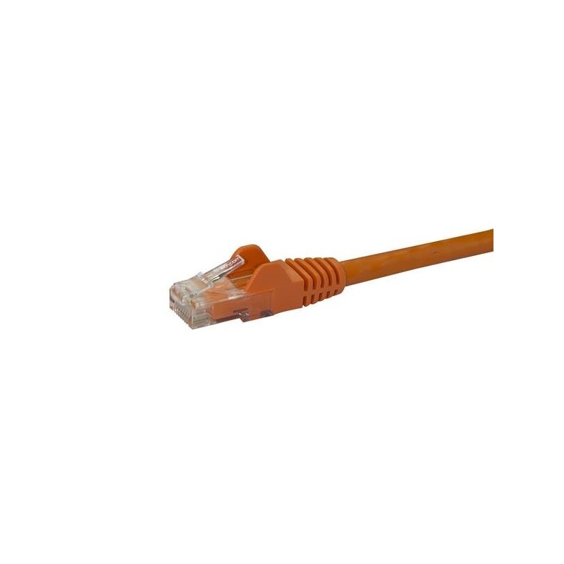 StarTech.com Cavo di rete Cat 6 - Cavo Patch Ethernet Gigabit arancione antigroviglio da 2m