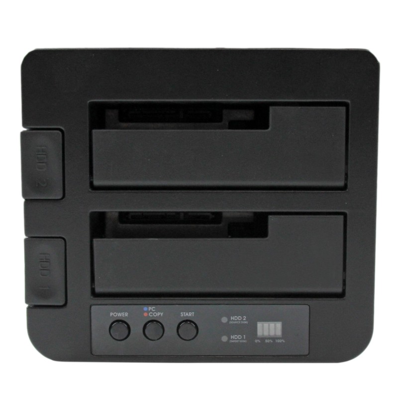 StarTech.com Docking Station per Hard Disk a 2 Slot - Duplicatore Standalone USB 3.0 (5 Gbps) eSATA per SSD HDD SATA III