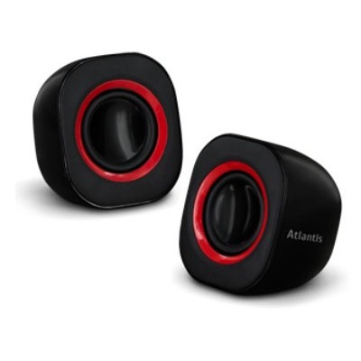 Atlantis Land SoundPower 410 altoparlante 1-via Nero, Rosso Cablato 5 W