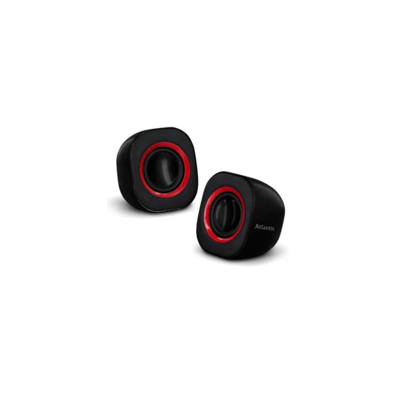 Atlantis Land SoundPower 410 altoparlante 1-via Nero, Rosso Cablato 5 W