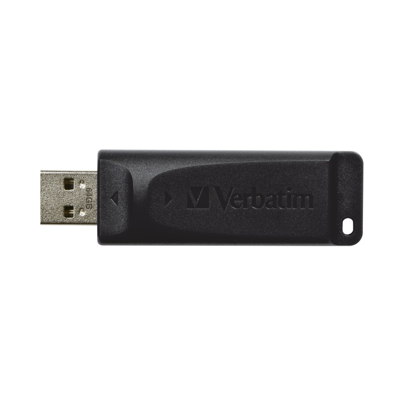 Verbatim Slider - Memoria USB da 64 GB - Nero