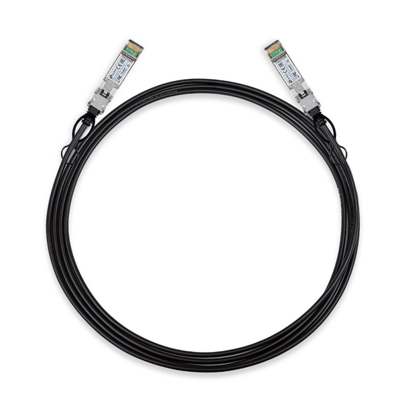 TP-Link TL-SM5220-3M cavo InfiniBand e in fibra ottica SFP+ DAC Nero