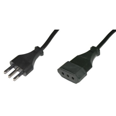 Link Accessori 02506 cavo di alimentazione Nero 3 m Spina di alimentazione di tipo L Accoppiatore C13