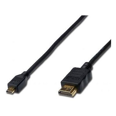 Digitus 1m HDMI 1.4 cavo HDMI HDMI tipo A (Standard) HDMI tipo D (Micro) Nero