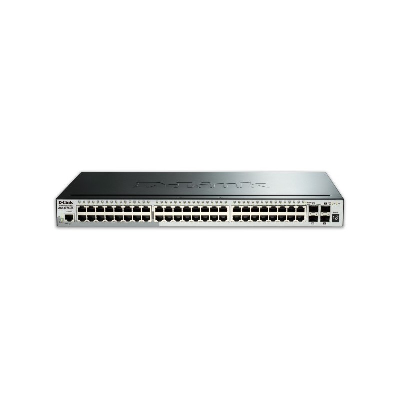 D-Link DGS-1510-52X switch di rete Gestito L3 Gigabit Ethernet (10 100 1000) 1U Nero