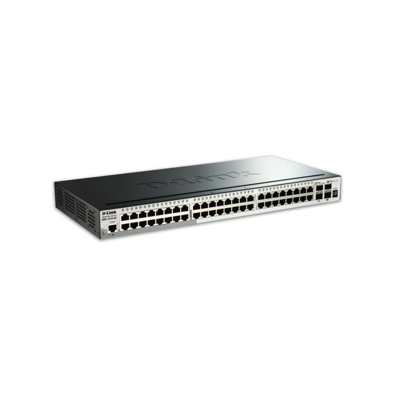 D-Link DGS-1510-52X switch di rete Gestito L3 Gigabit Ethernet (10 100 1000) 1U Nero